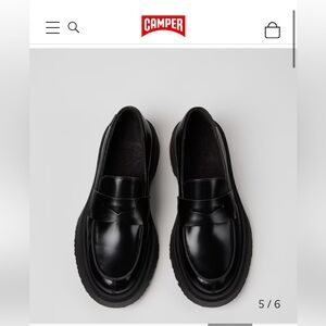 Camper Women's Black Loafers